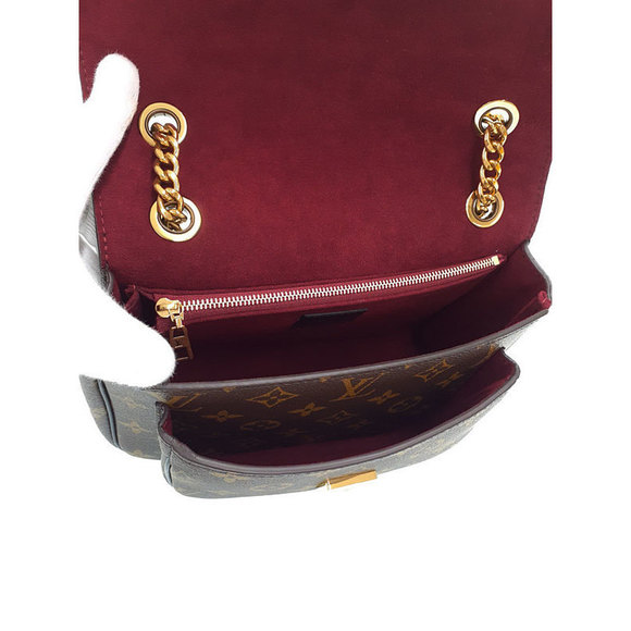 Louis Vuitton Monogram Passy Chain Shoulder Bag Bordeaux - Picture 3 of 9